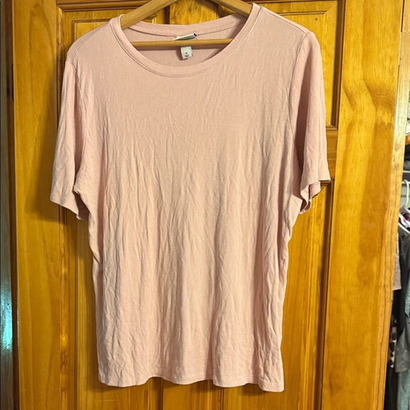 Ava & Viv Tops - Ava & Viv Light Pink Short Sleeve Tee